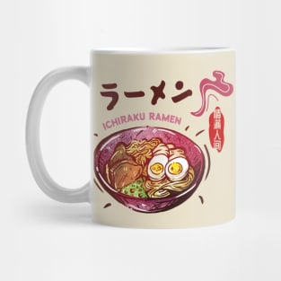 Ichiraku Ramen Yummy Ramen Noodles Bowl Retro Japanese Mug